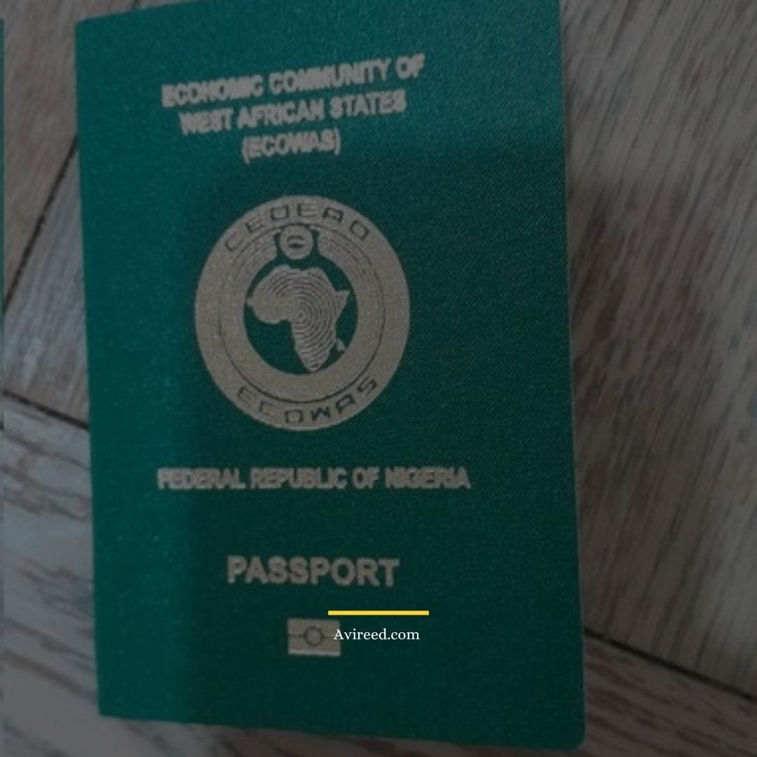 Picture of a Nigerian International passport
