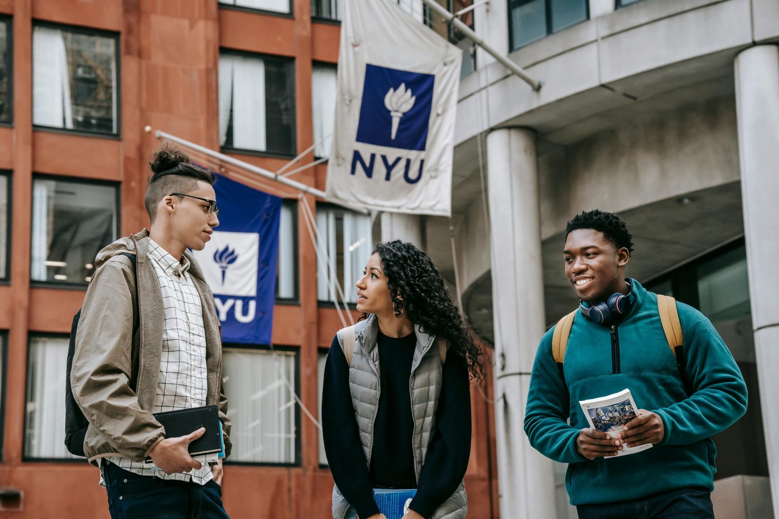 Multiethnic persons standing near each other
